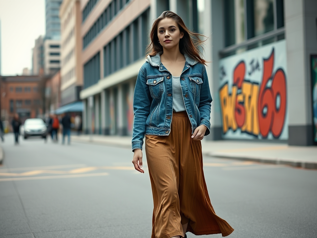 cetatespum.ro | Geaca de blugi cu glugă: Cum să o asortezi cu fuste pentru un look feminin și relaxat